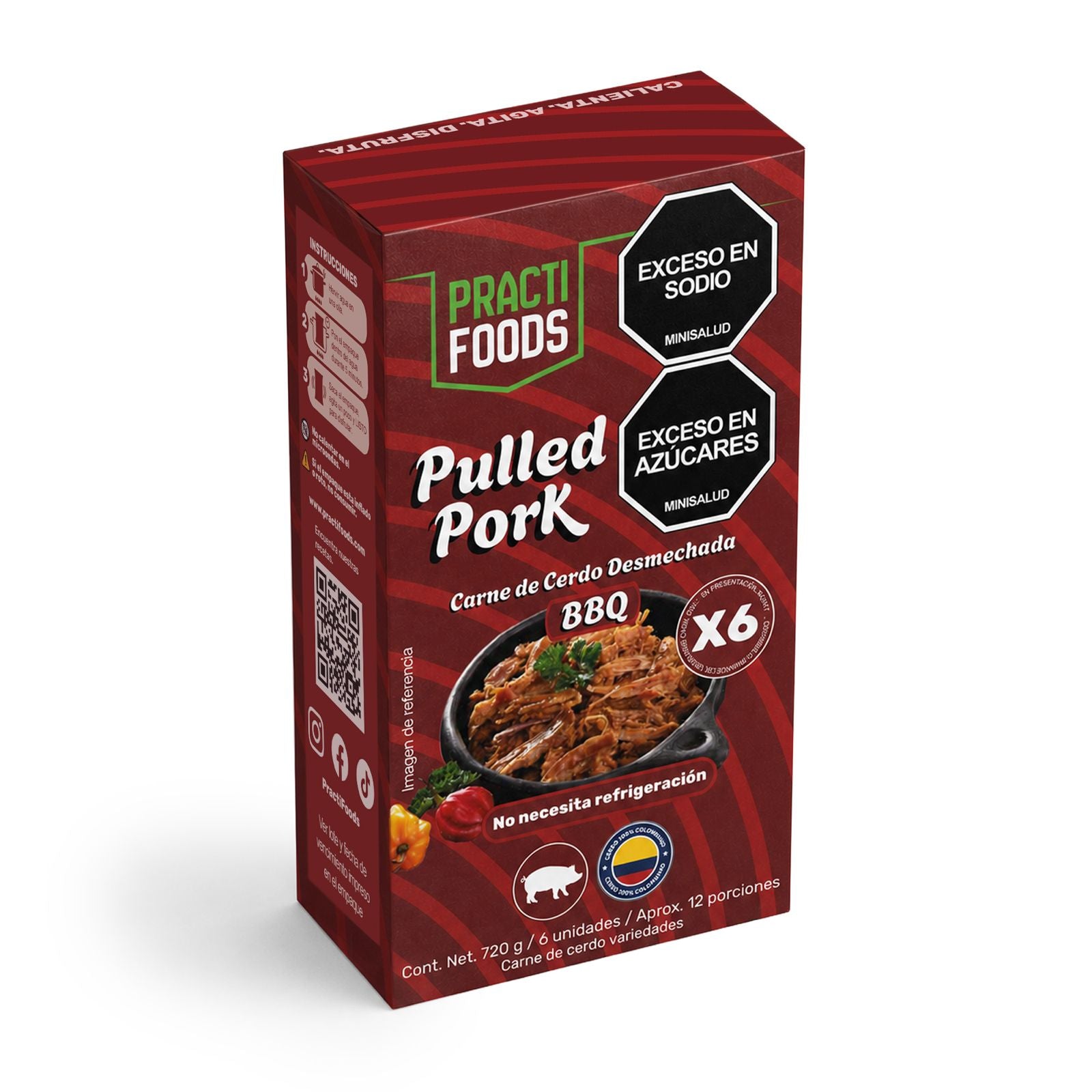 Pulled Pork BBQ x 6